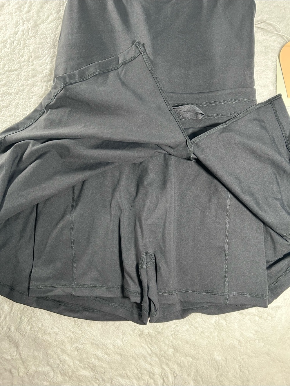 NWT M Blogilates Game Set Match Dress - Skort Built in Shorts - Athletic - Black - Picture 8 of 14